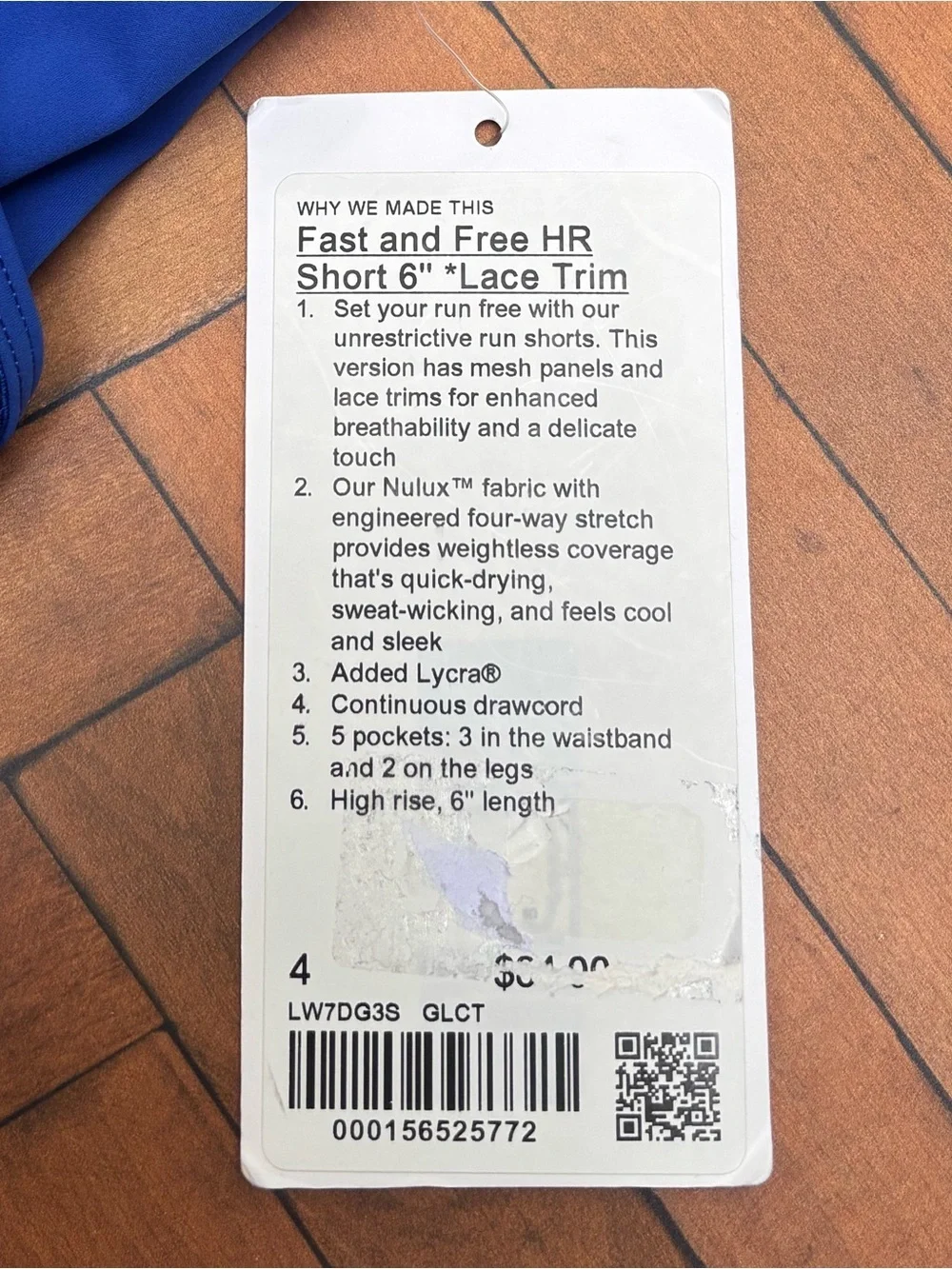 NWT Lululemon Fast And Free HR Shorts 6